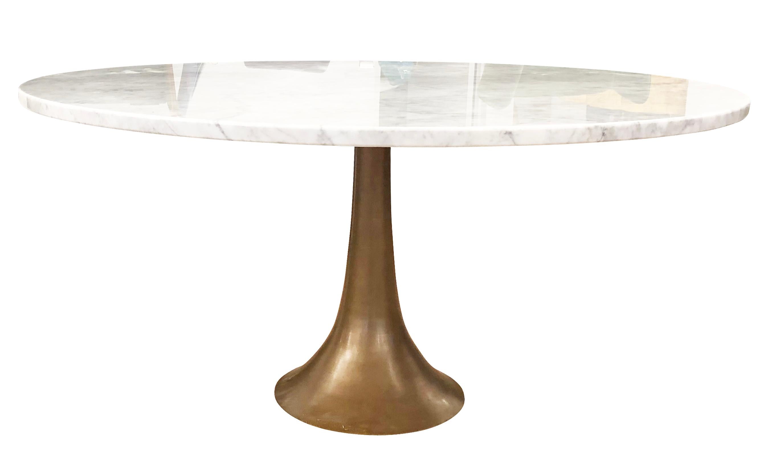 Mid-20th Century SK207 Dining Table by Angelo Mangiarotti for Bernini