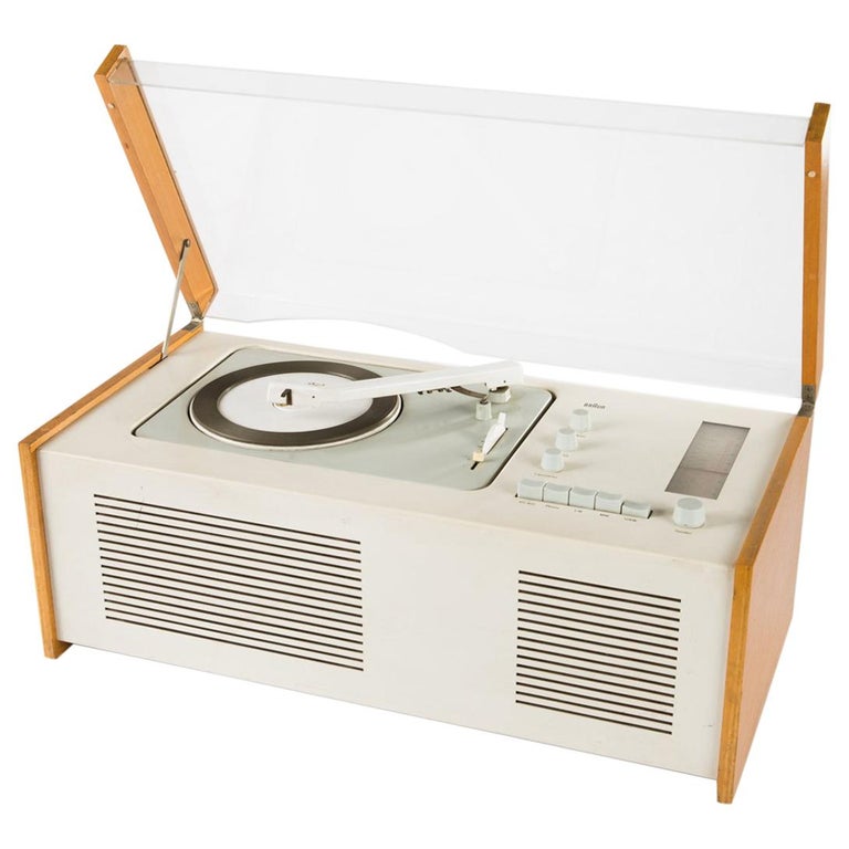 SK61 Record Player Designed by Dieter Rams Braun, 1966 at 1stDibs | dieter rams record player, dieter rams turntable, dieter rams braun record player