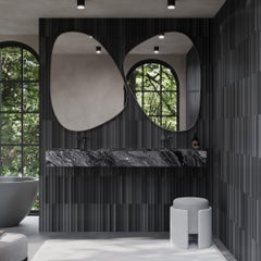 Skadi - Double Marble Basin - Grey Galaxy