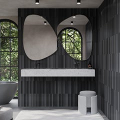 Skadi - Double Marble Basin - White Carrara