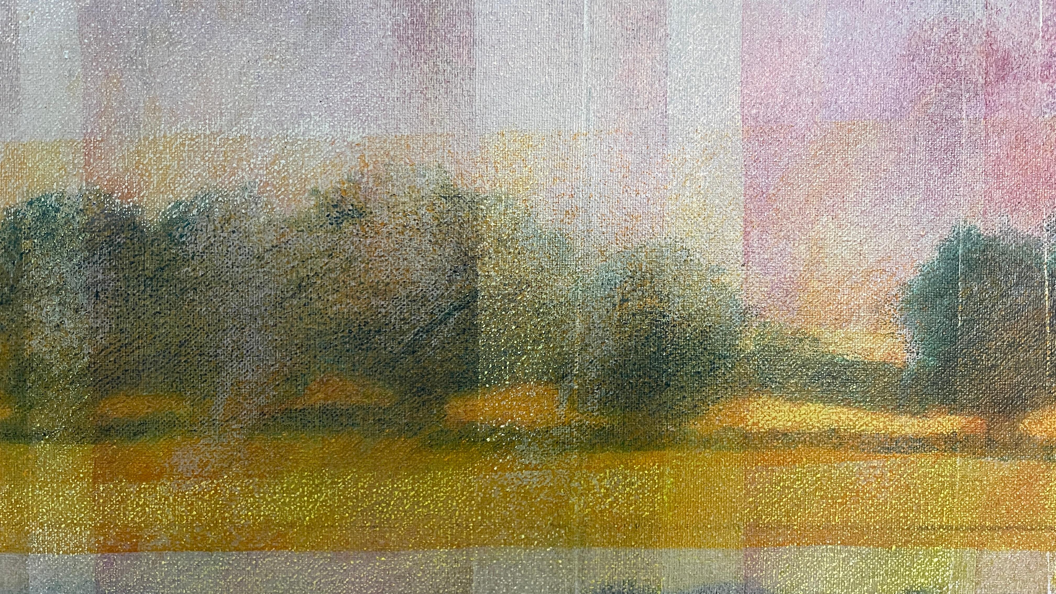 Baya Naranja Azul - por Skadi Engeln  Paisaje abstracto contemporáneo en venta 5