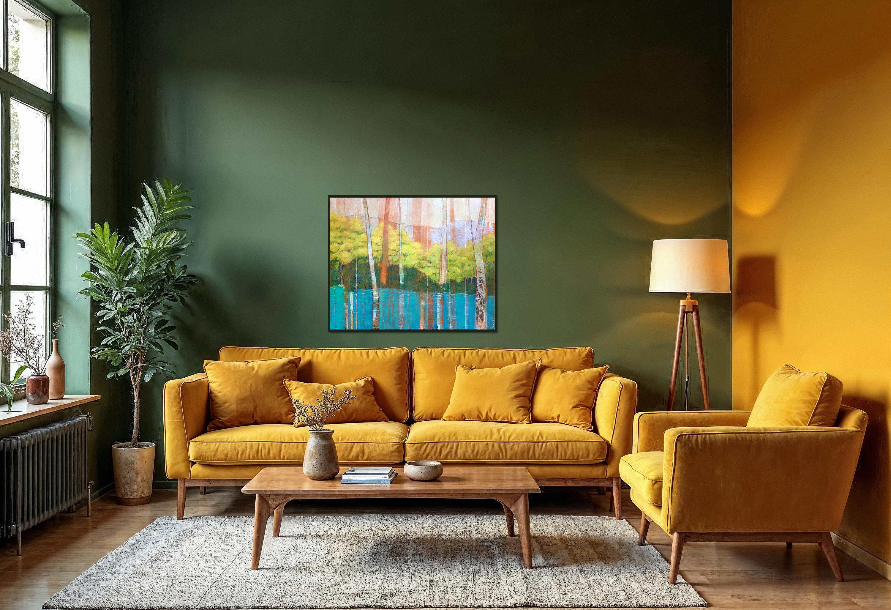 La Palma Caldera de Tabuliente 2 di Skadi Engeln Pittura astratta contemporanea in vendita 12