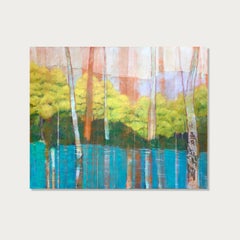 La Palma Caldera de Tabuliente 2 par Skadi Engeln Peinture abstraite contemporaine