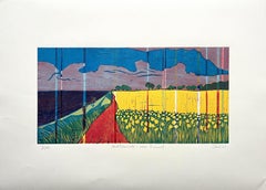 Ostermade - Rosa Himmel, 1/10 - by Skadi Engeln Contemporary Abstract Wood Print