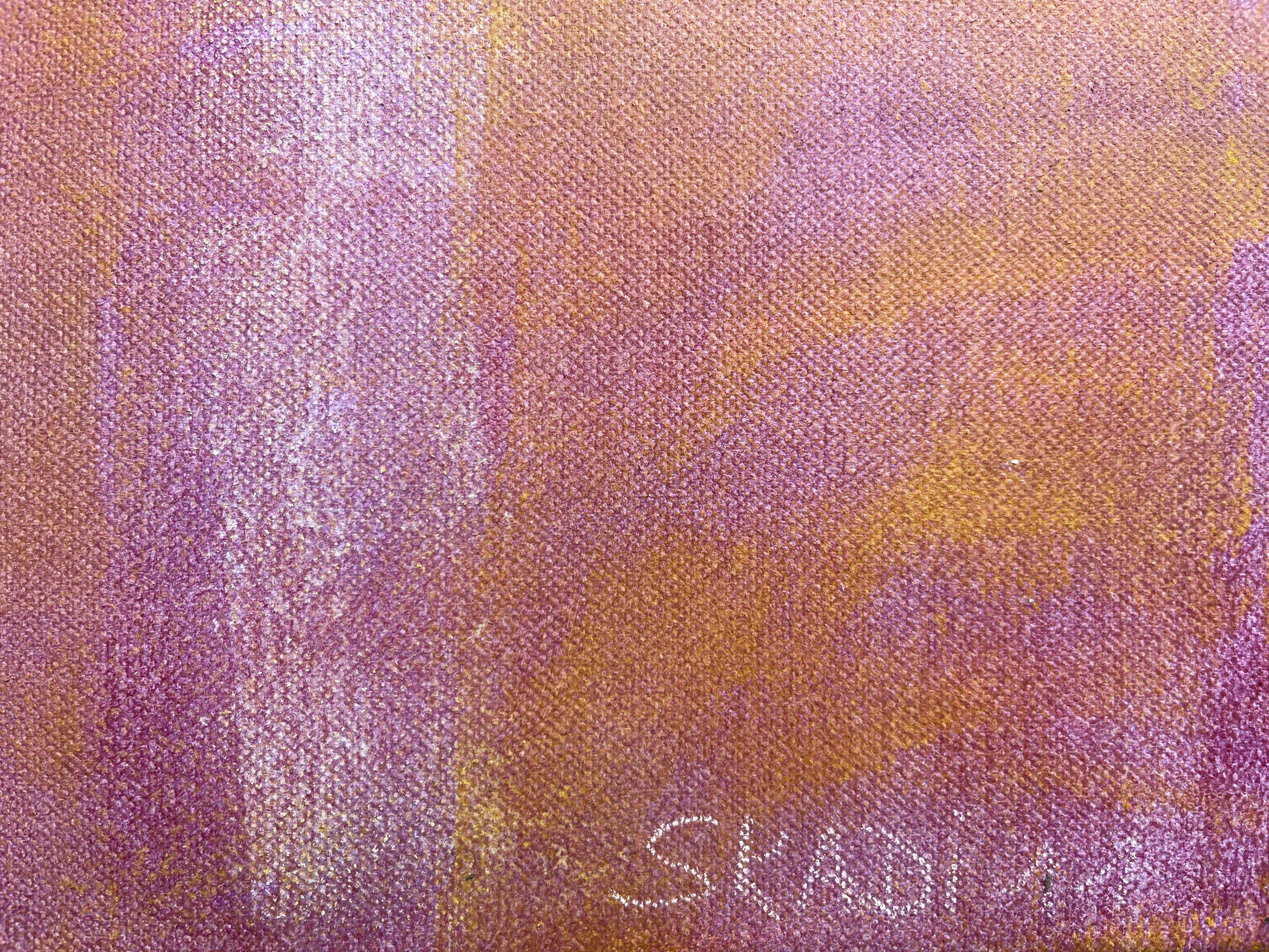 Störbild Orange Rosa  by Skadi Engeln  Contemporary Abstract Blurry Painting For Sale 3