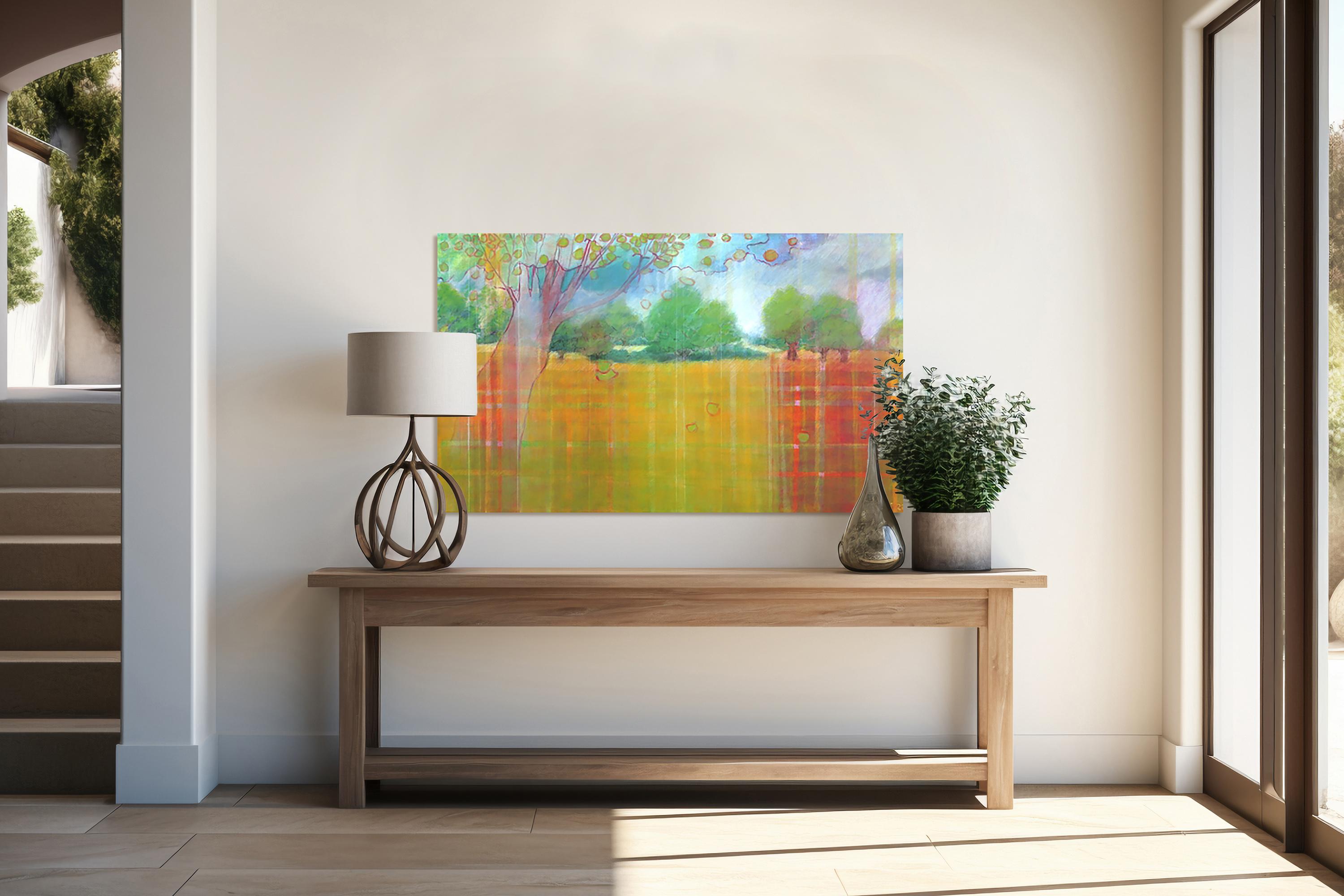 Zugleich 7-  de Skadi Engeln Pintura abstracta contemporánea en venta 10