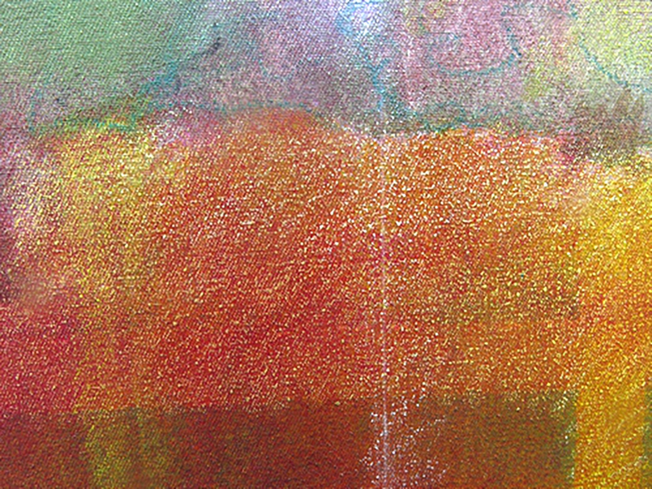 Zugleich 7-  de Skadi Engeln Pintura abstracta contemporánea en venta 3