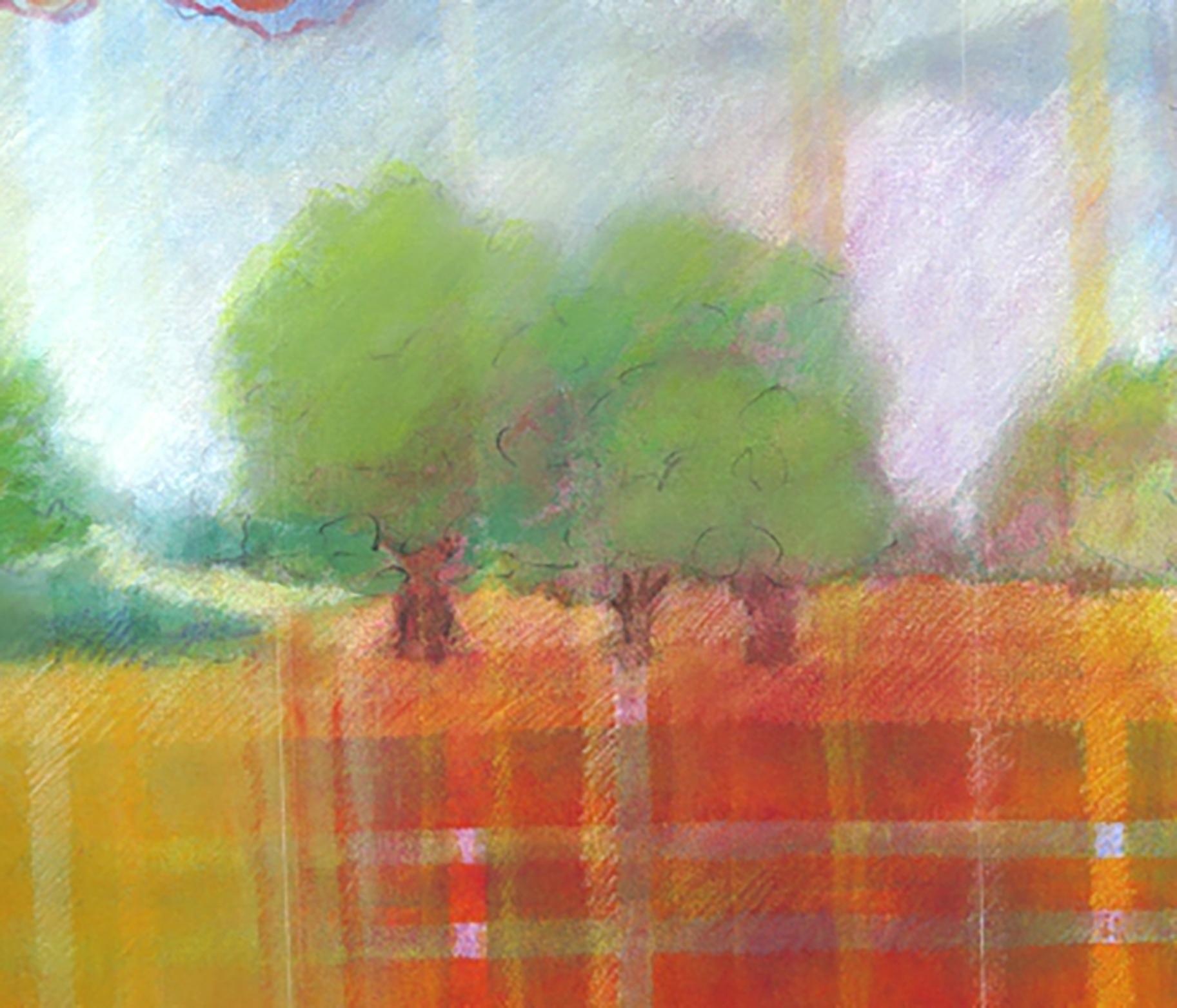 Zugleich 7-  de Skadi Engeln Pintura abstracta contemporánea en venta 5