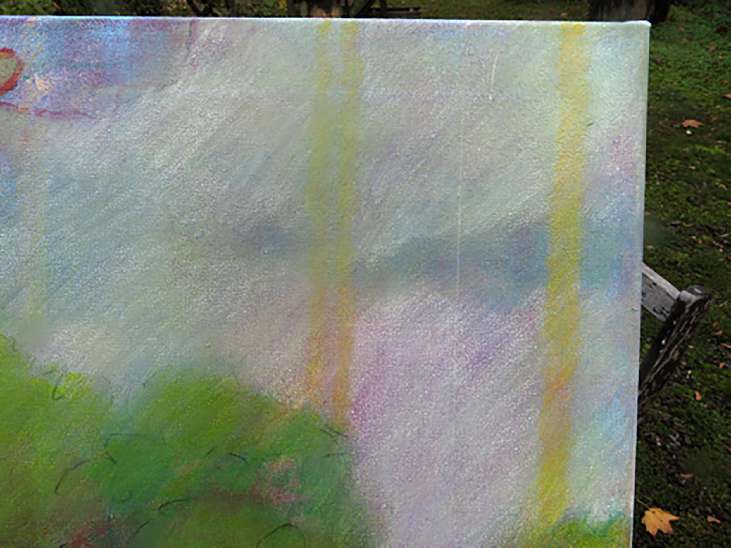 Zugleich 7-  de Skadi Engeln Pintura abstracta contemporánea en venta 6