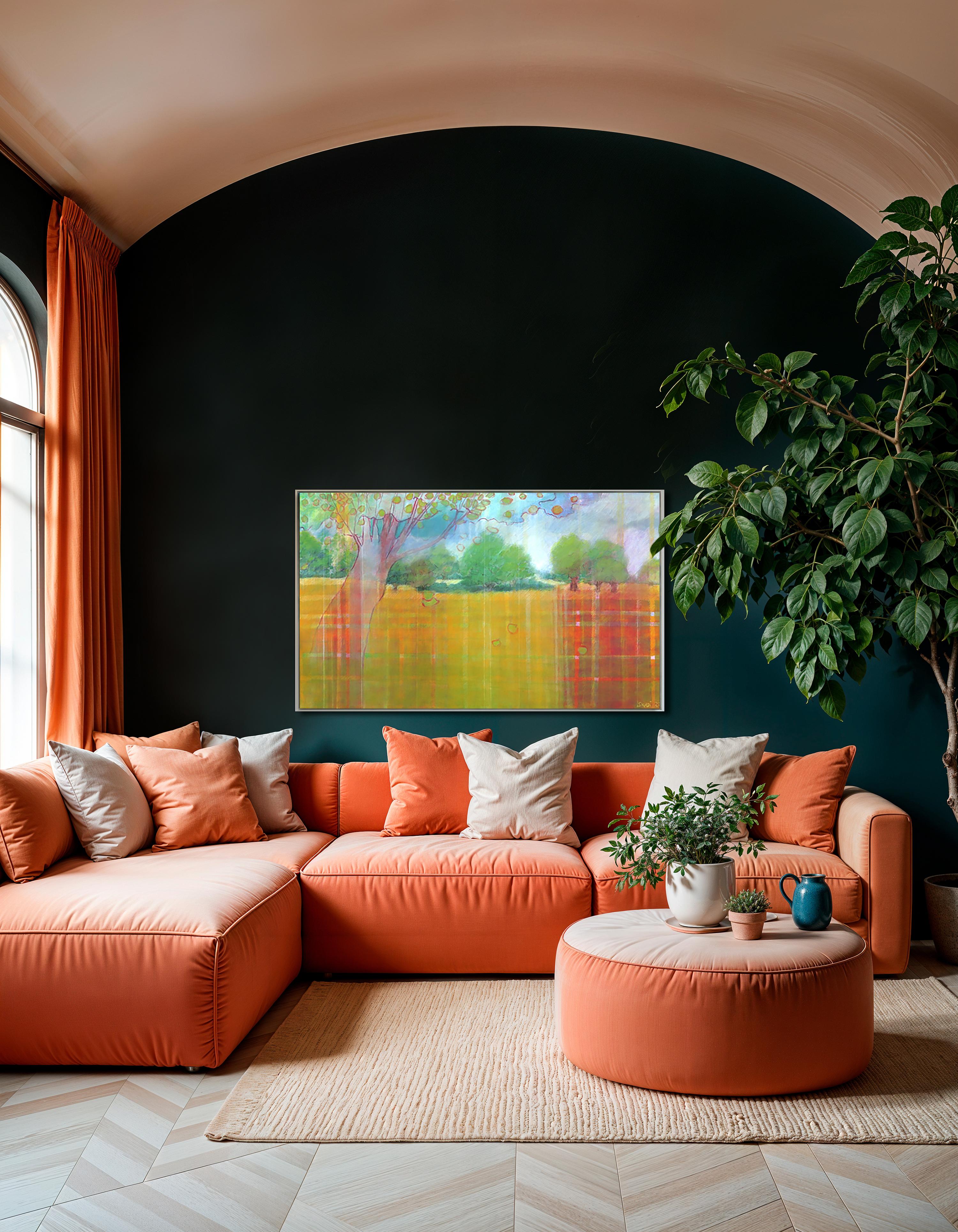 Zugleich 7-  de Skadi Engeln Pintura abstracta contemporánea en venta 7