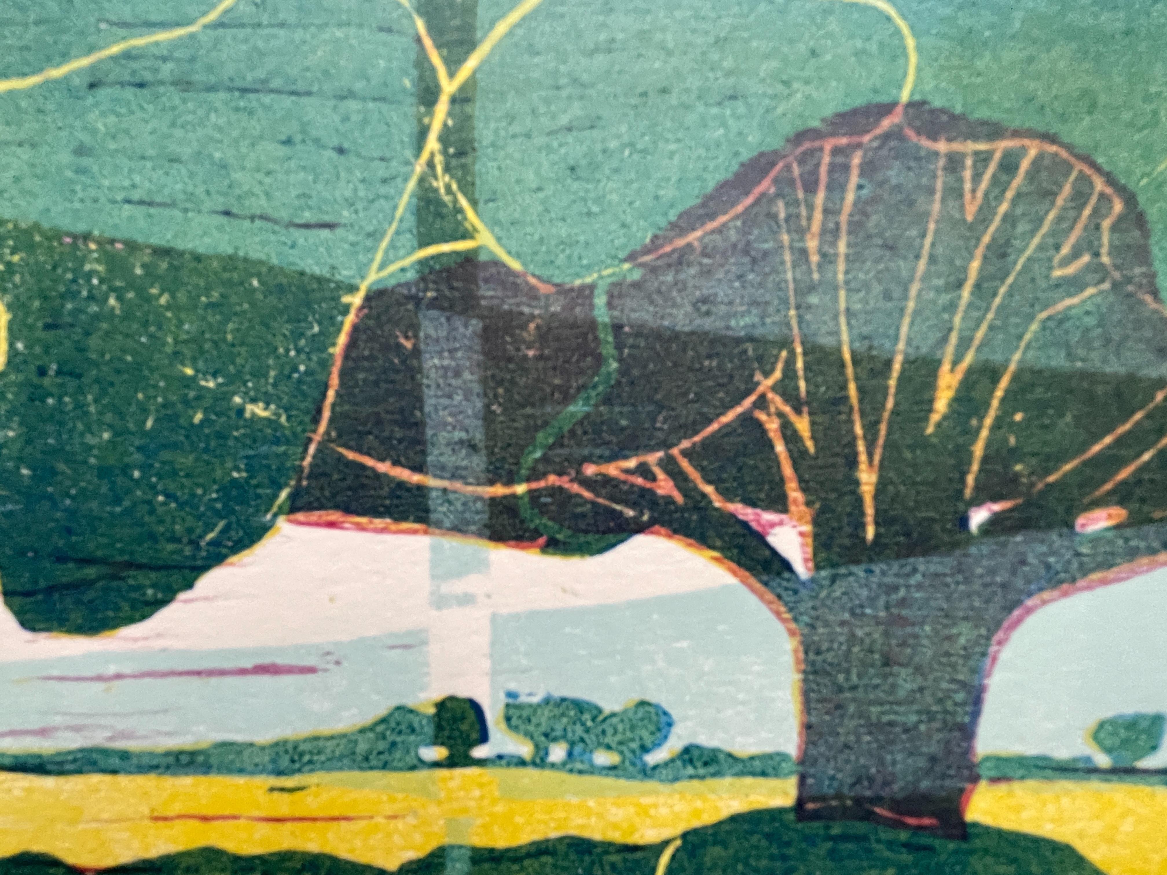 La Grande Preugne - por Skadi Engeln Impresión abstracta contemporánea en madera en venta 11