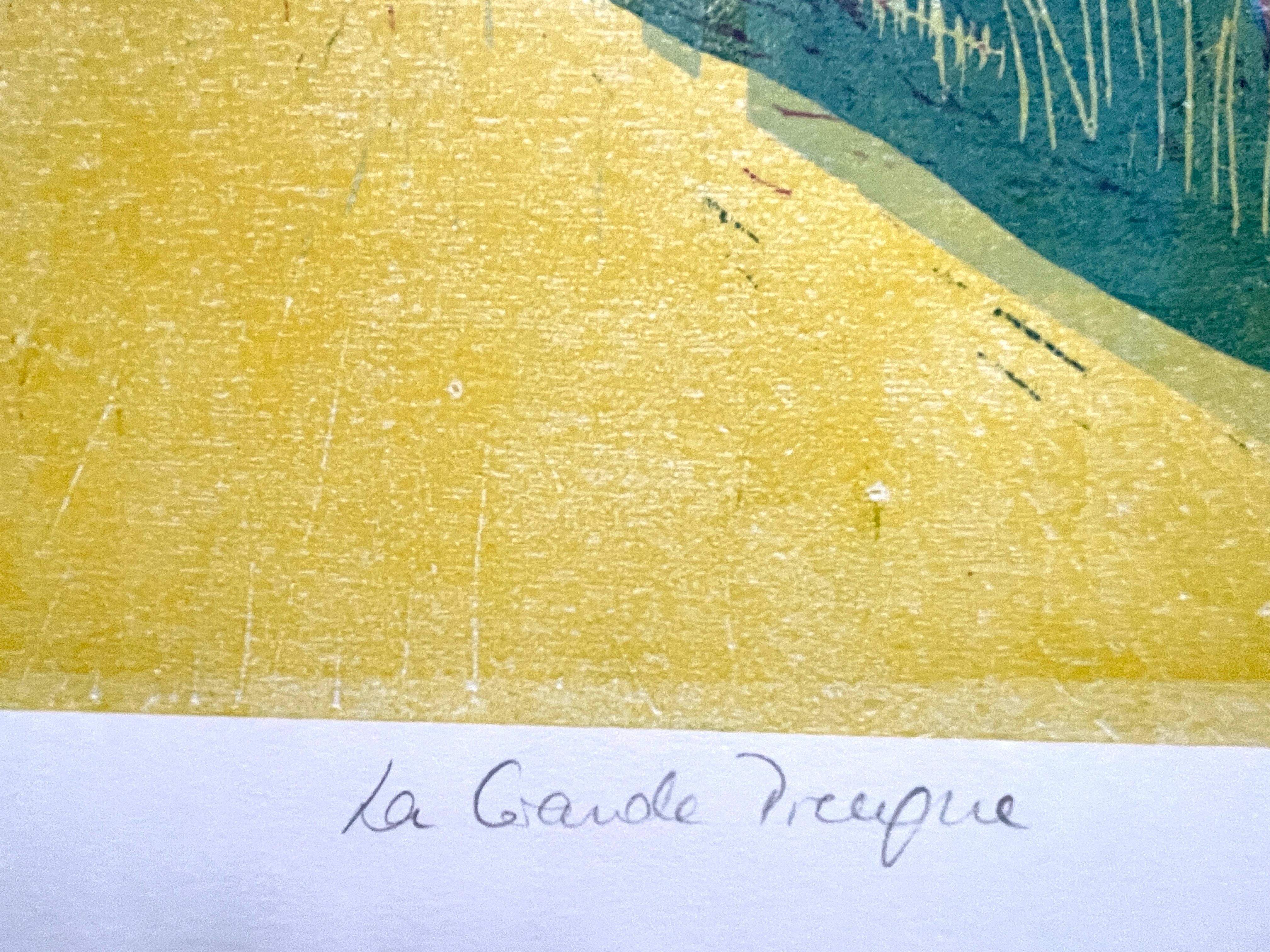 La Grande Preugne - por Skadi Engeln Impresión abstracta contemporánea en madera en venta 4