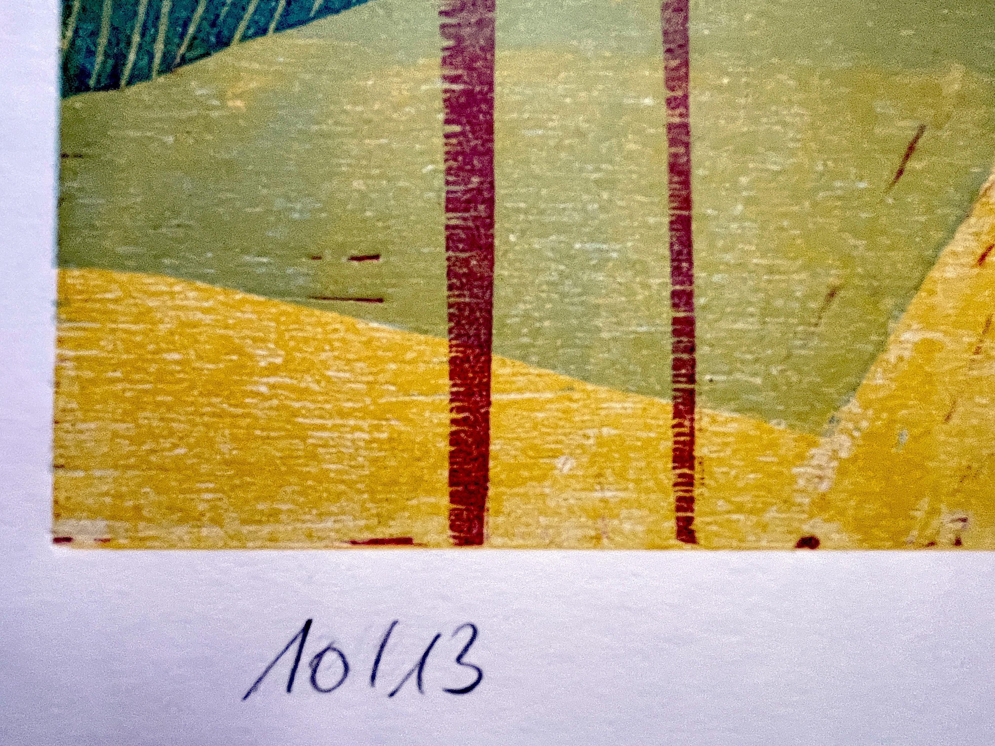 La Grande Preugne - por Skadi Engeln Impresión abstracta contemporánea en madera en venta 6