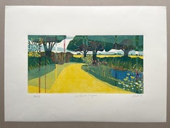 La Grande Preugne - von Skadi Engeln Zeitgenössischer abstrakter Holzdruck