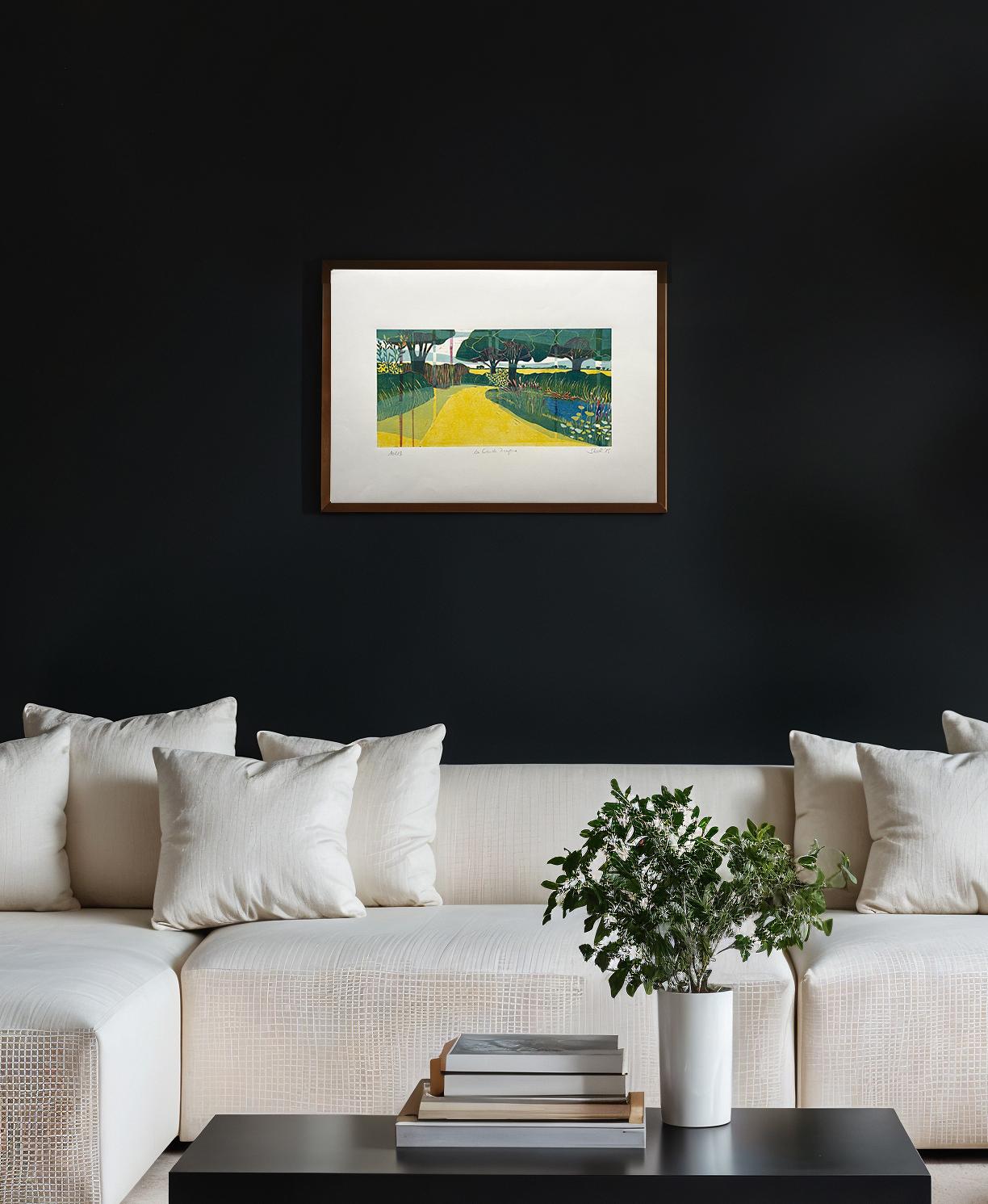 La Grande Preugne - por Skadi Engeln Impresión abstracta contemporánea en madera en venta 8