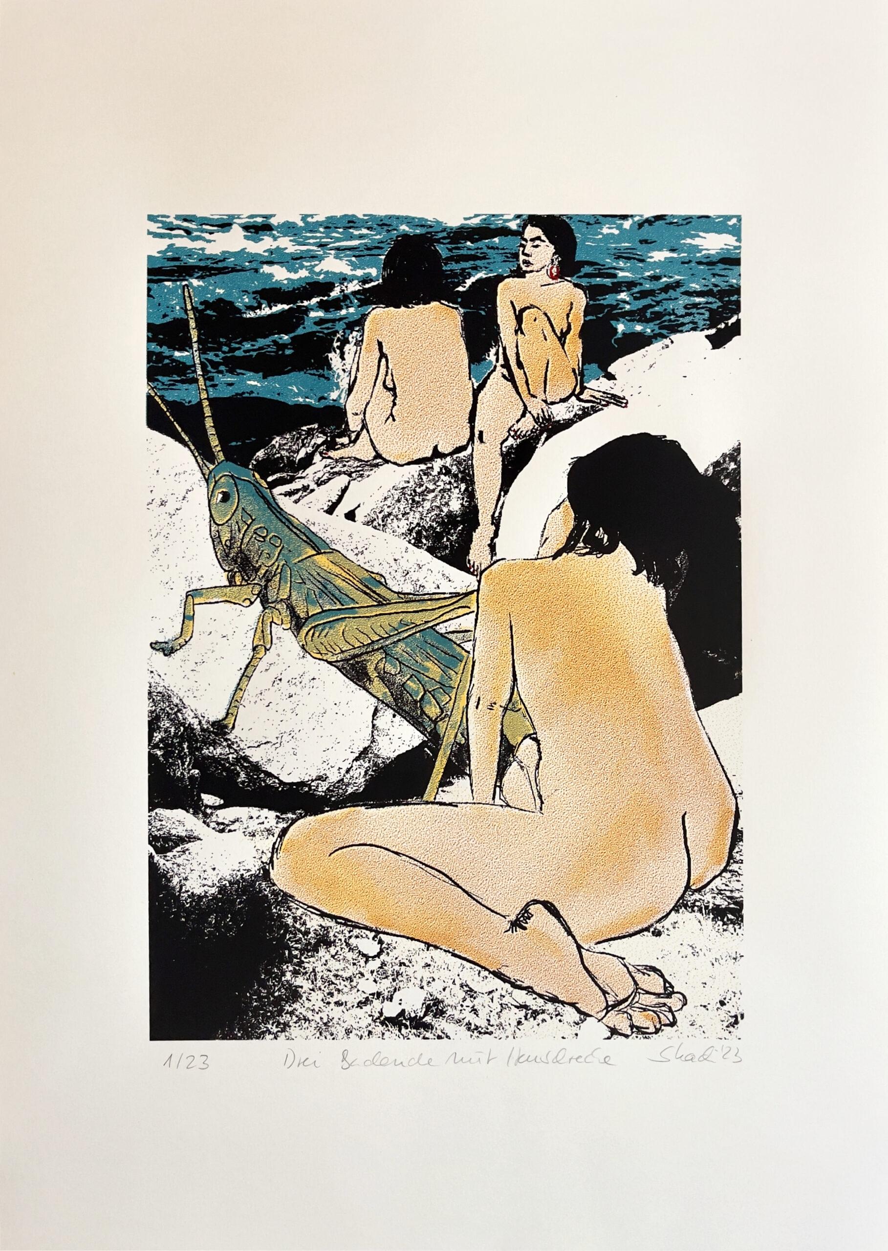 Nel suo lavoro artistico, Engeln esplora temi sfaccettati ispirati alle osservazioni di viaggio, che cattura nei suoi dipinti e nelle sue stampe. Esamina la tensione tra equilibrio e rottura, mettendo in evidenza la bellezza e la vulnerabilità del