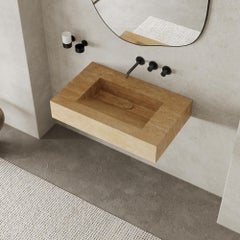 Bacino in marmo Skadi - Travertino beige - Piccolo