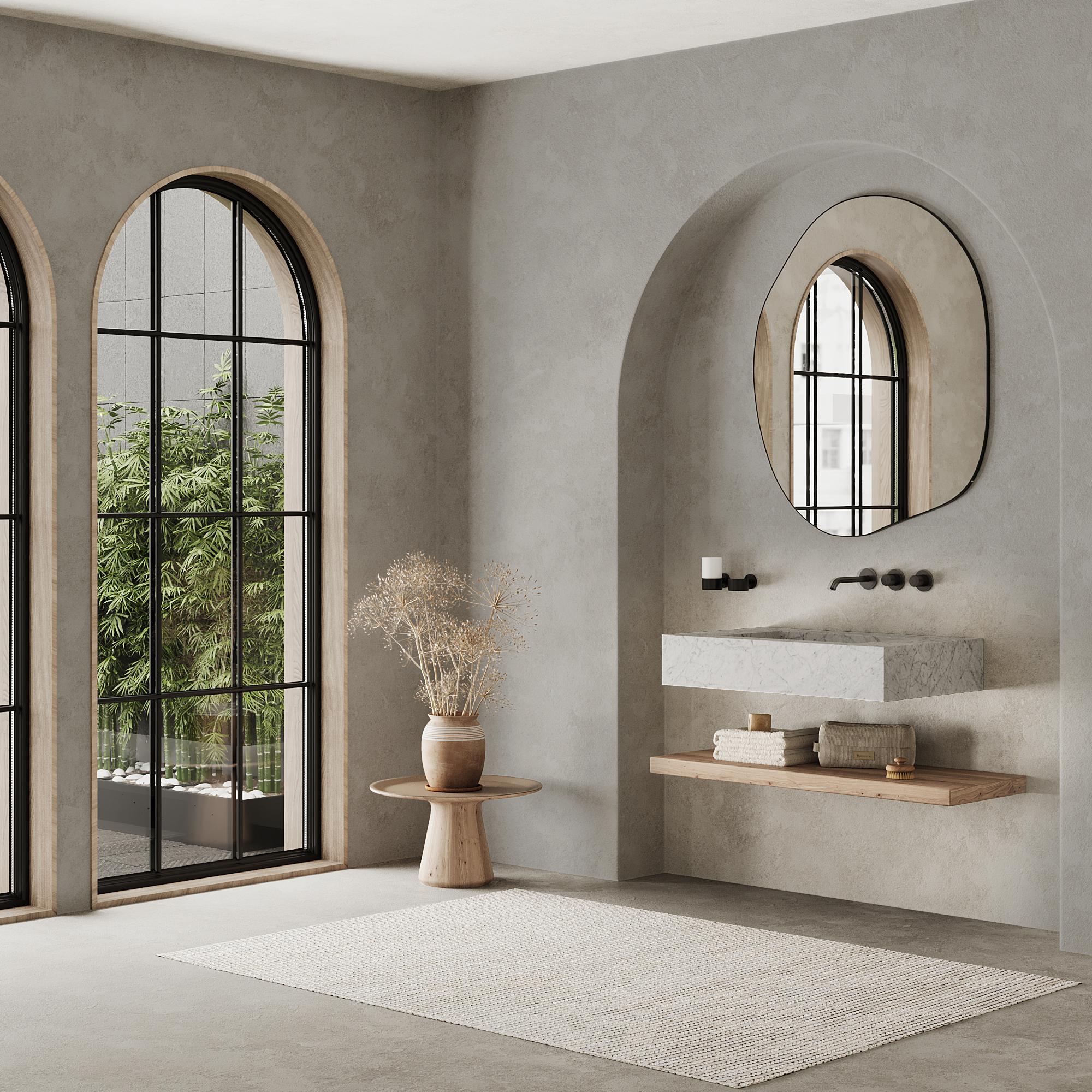 Elevate your bathroom space with our rectangular Skadi Marble Basin, a perfect fusion of minimalist design and natural elegance. Its smooth, honed surface highlights the unique veining and texture of the marble, ideal for modern bathrooms seeking a