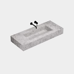 Skadi - Marble Basin - White Carrara - Large