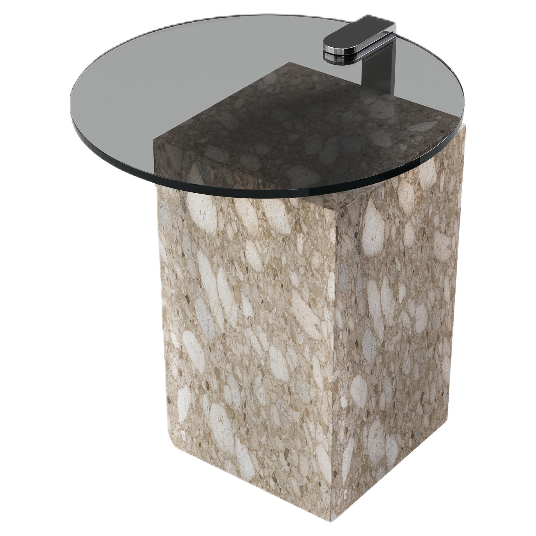 Table d'appoint Skagen - Marbre Beige Breccia