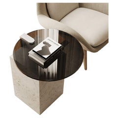 Skagen - Marble Side-Table - White Carrara