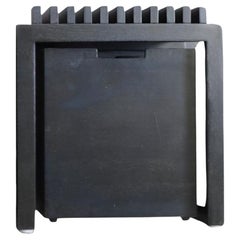 Skagerak & Fritz Hansen Schwarzer Mini-Schliff-Mini-Kleiderschrank von Niels Hvass