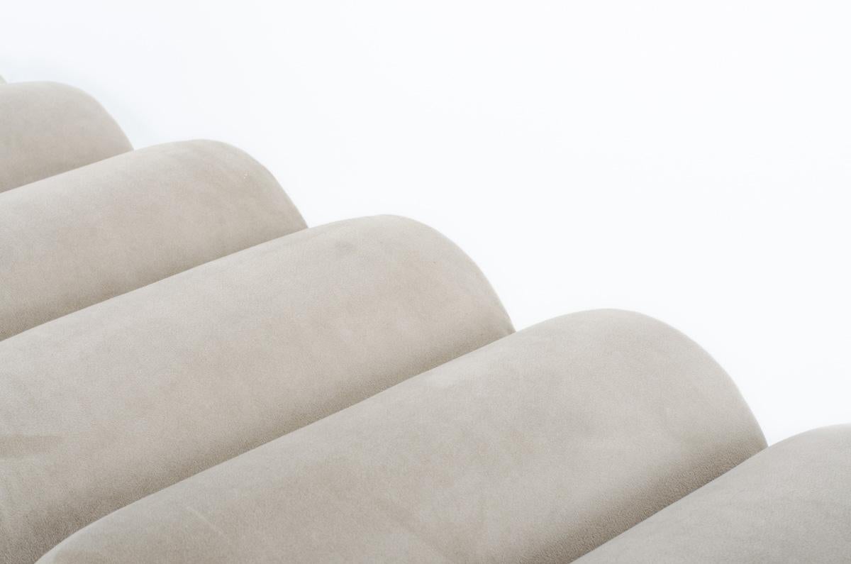 Banc Skala en chêne avec coussin collection G44 en vente 6