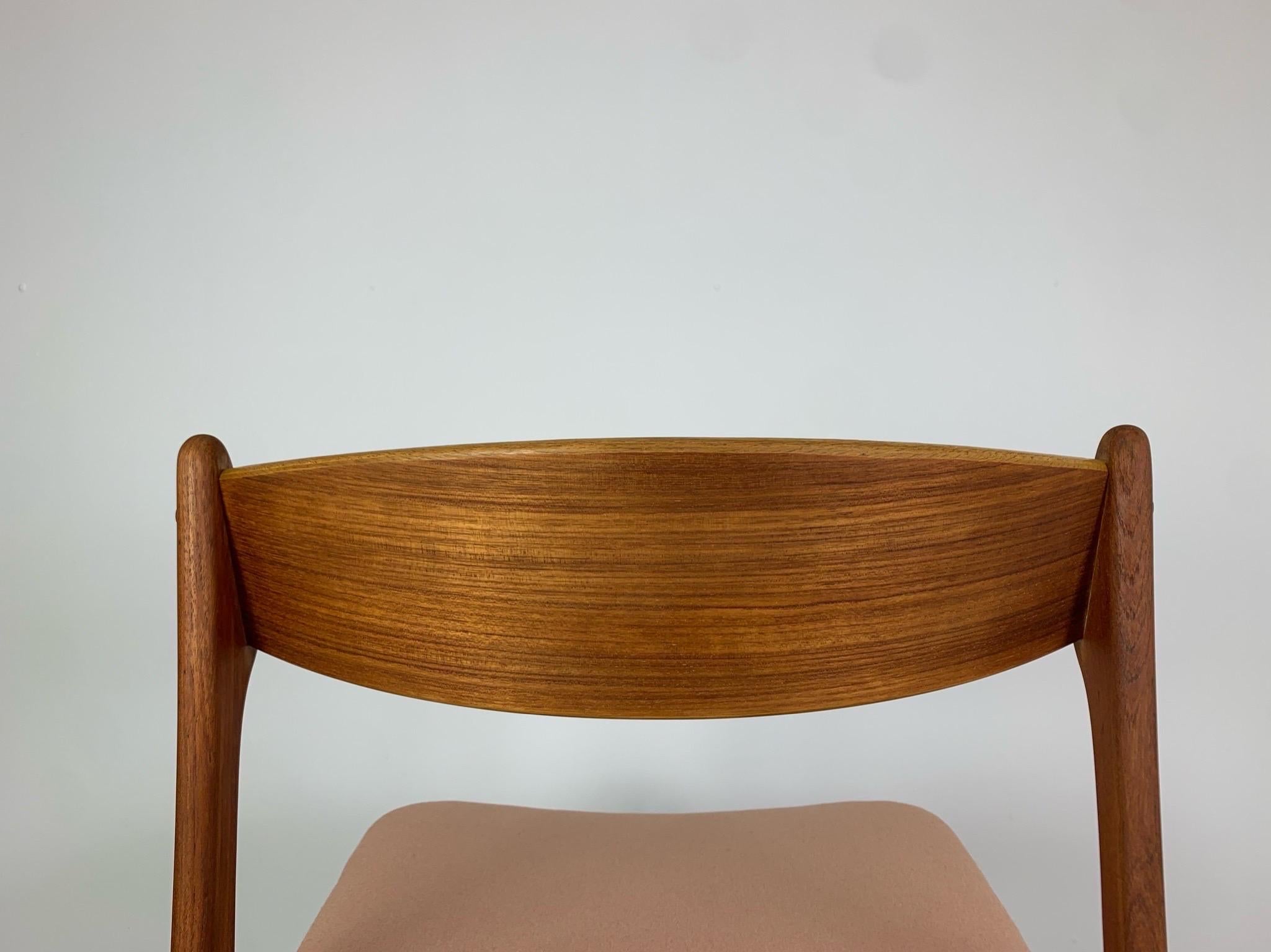4x Skandinavian Dining Chairs by Erik Buch, Denmark 1950s For Sale 2