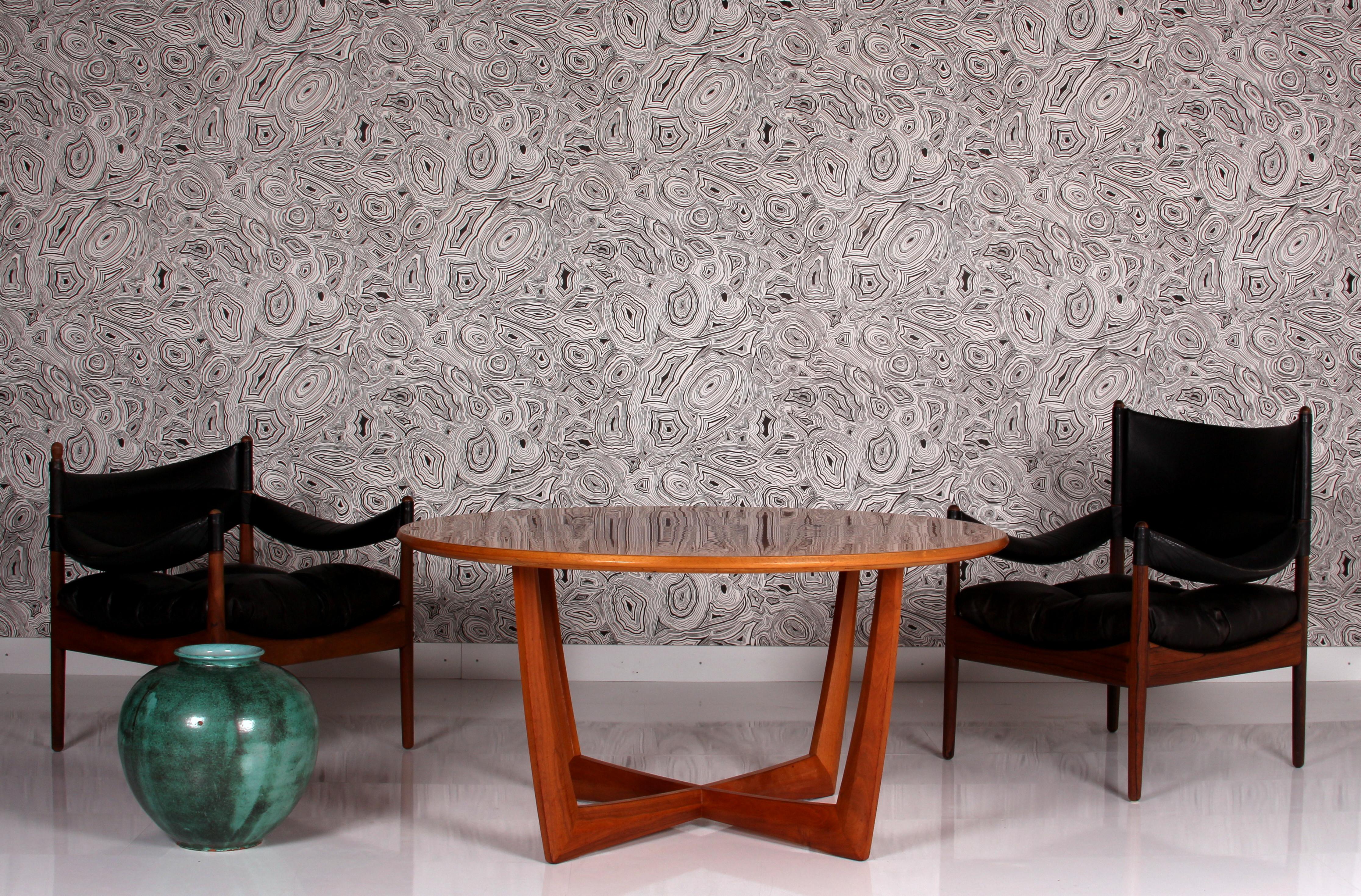 skandinavian modern huge round coffee table by KONDOR Möbel-Perfektion 1960s For Sale 1