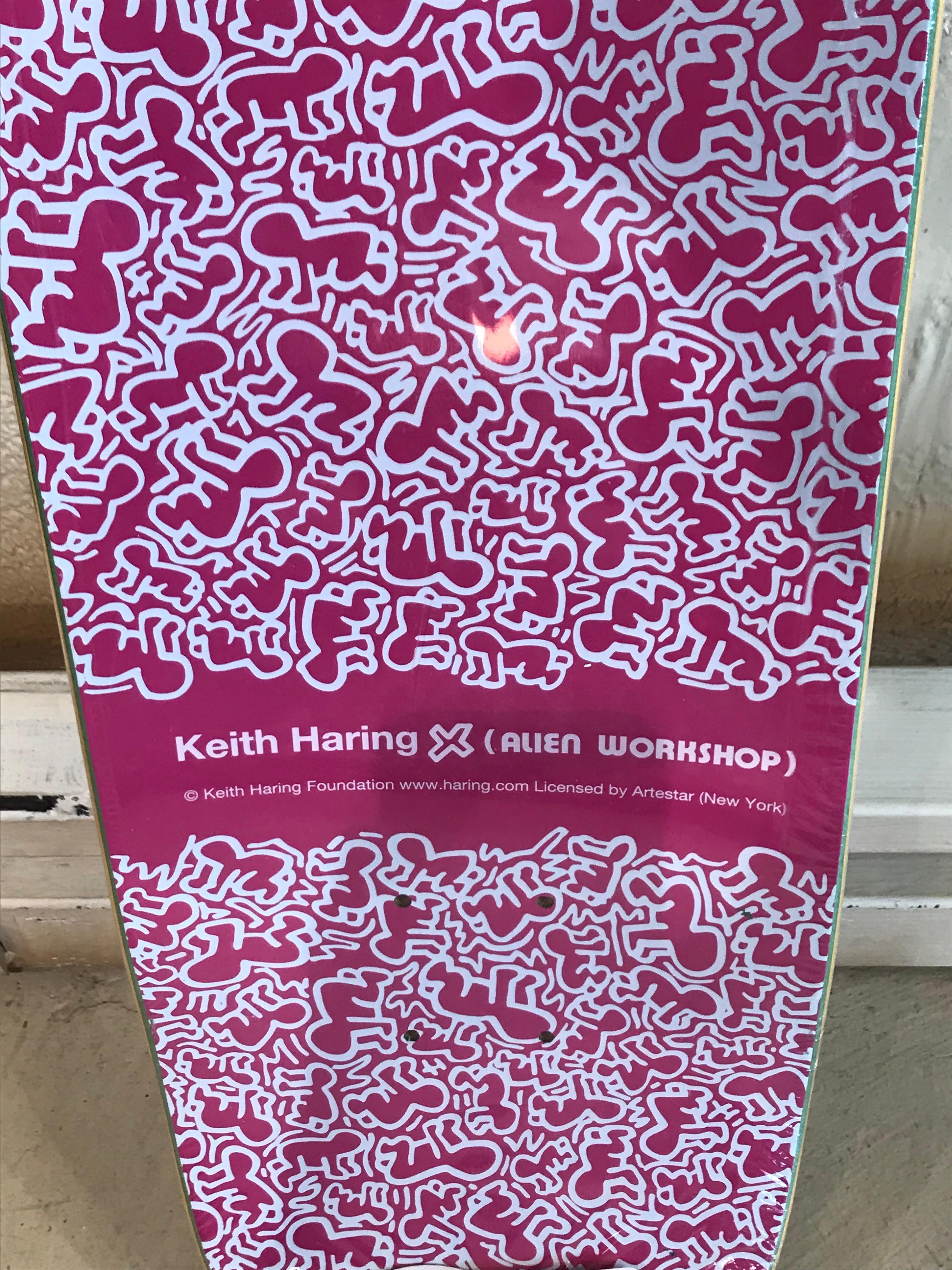 Contemporary Skate Board Limited Edition Keith Haring For Sale