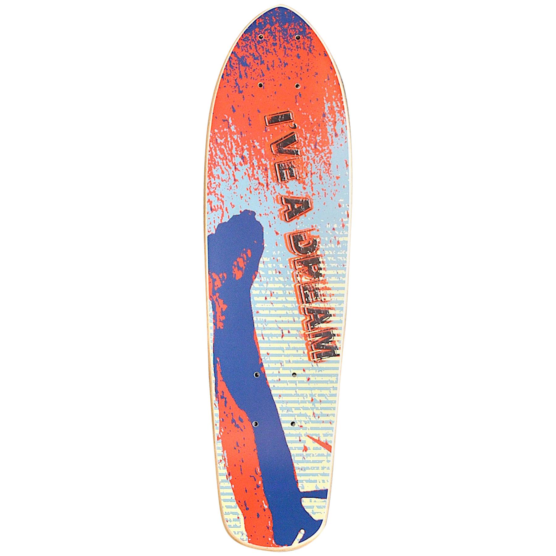 Skate Deck Handmade Limited Edition by Pio Schena For Sale
