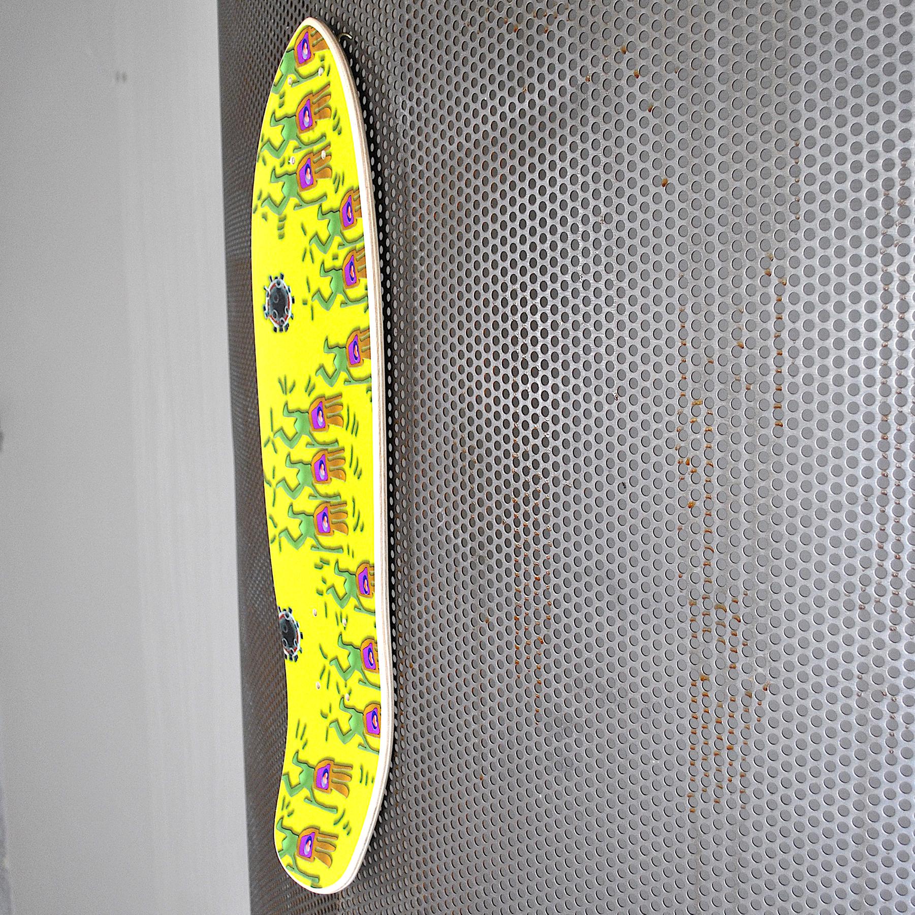 Italian Skate Deck Handmade in Italy Limited Edition by Pio Schena