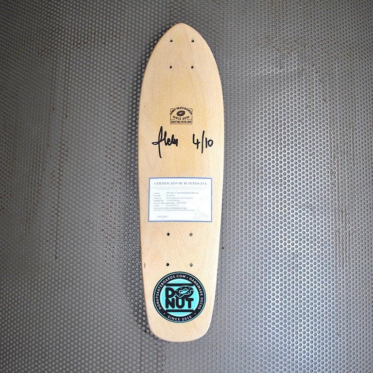 Skate Deck Handmade Limited Edition by Pio Schena For Sale at 1stDibs