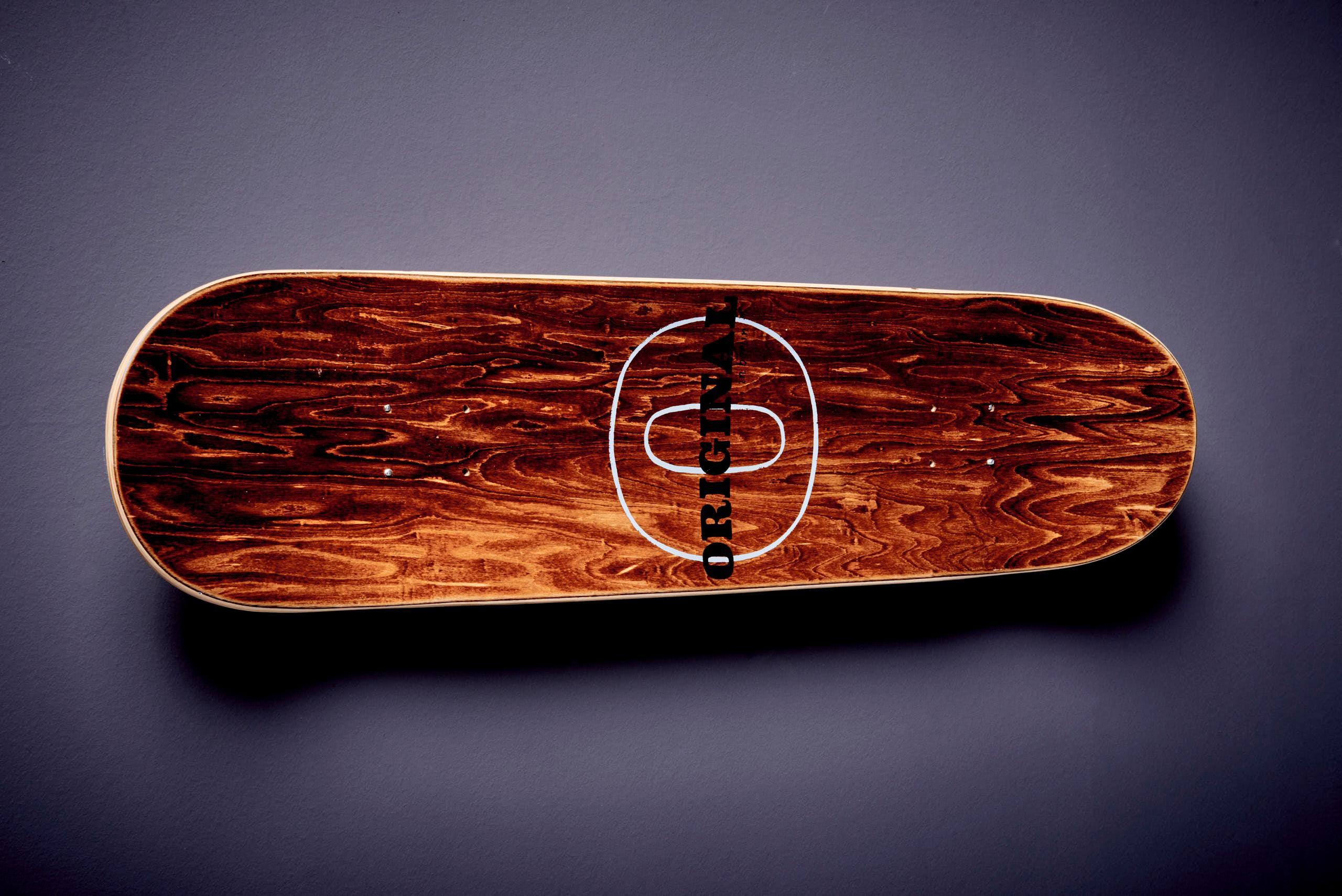 Plywood Skateboard Deck by Original in Berlin with Iconic Ed Colver Image For Sale