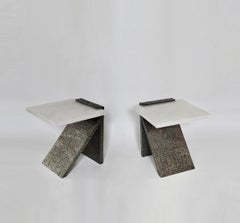 SKC Rock Crystal Side Tables by Phoenix