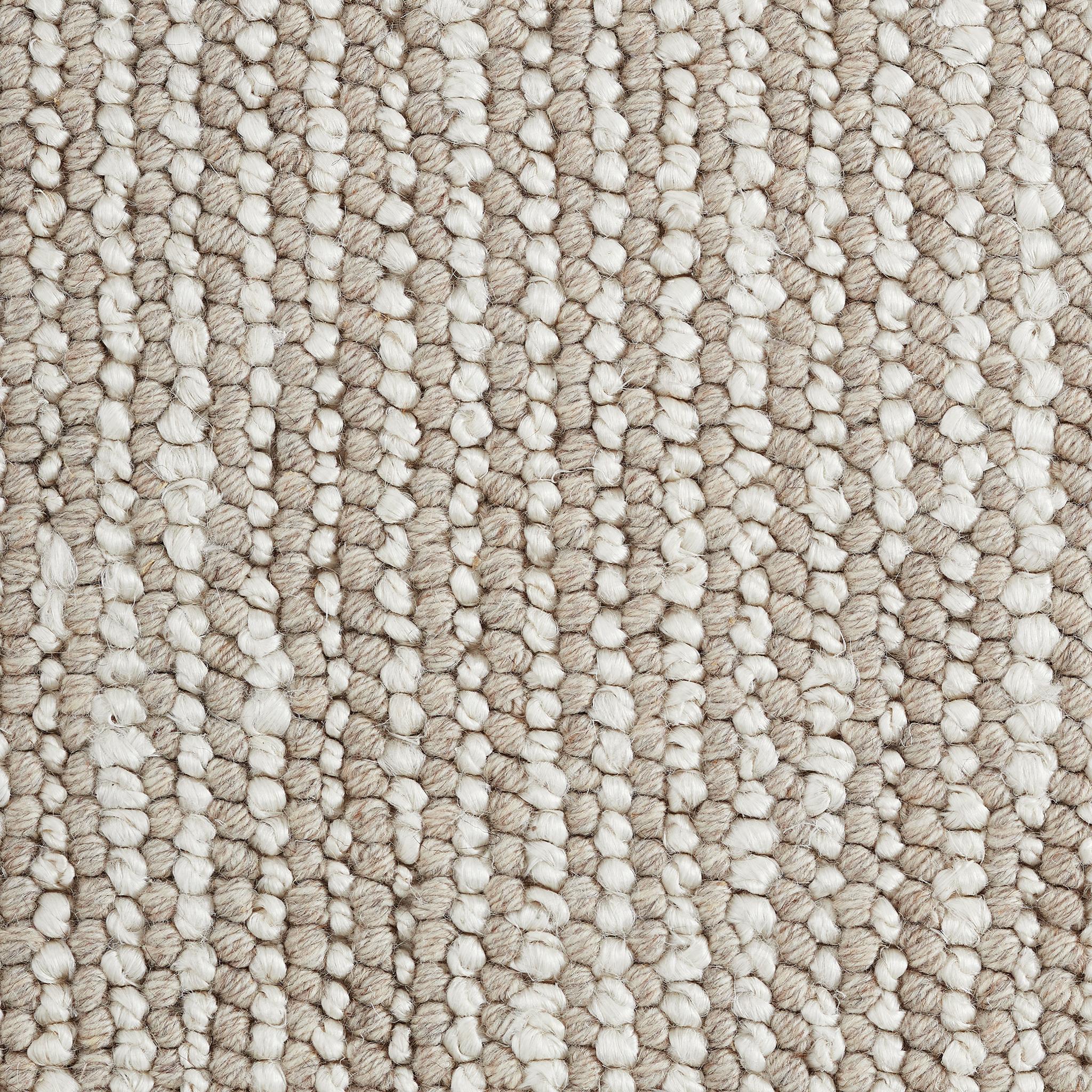 Tappeto Skeane 6x9ft in lana frassino/juta a strisce grosse con design di lusso tessuto a mano in vendita 1