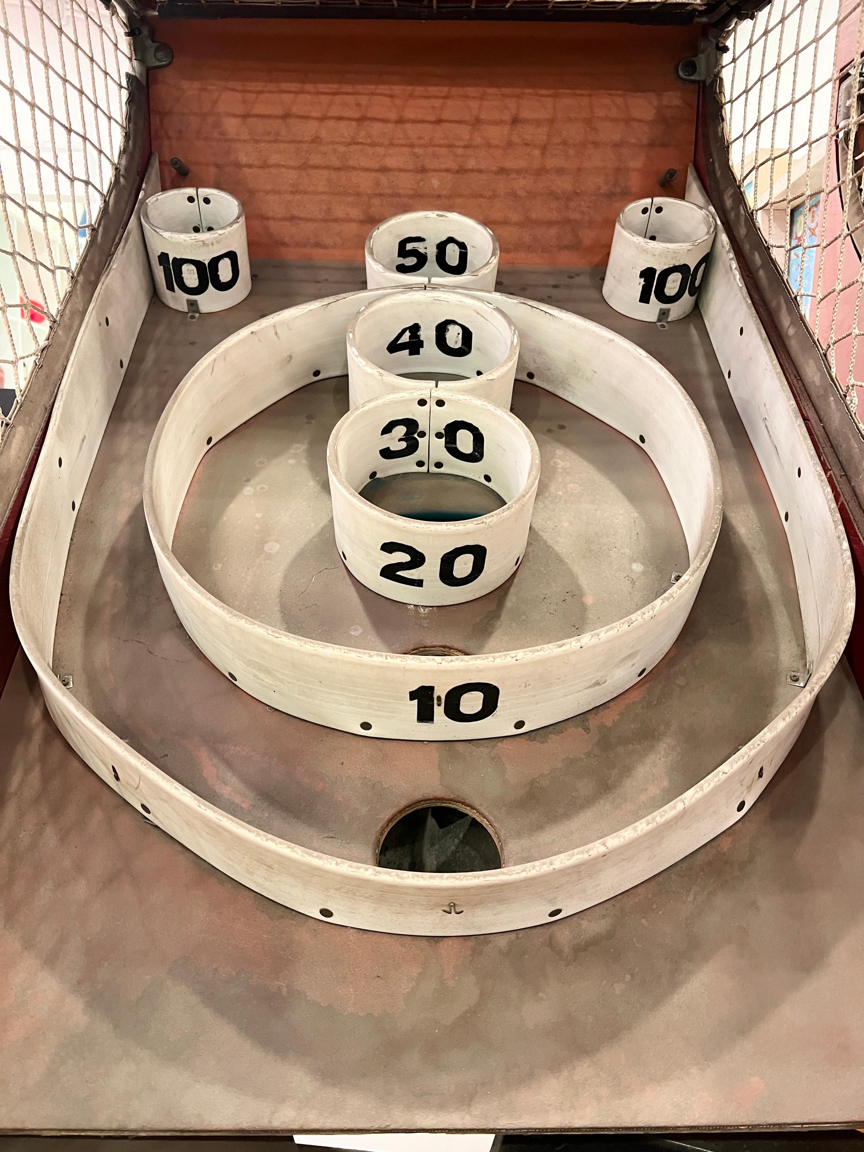 Américain Machine d'arcade Skee Ball, années 1980 USA en vente