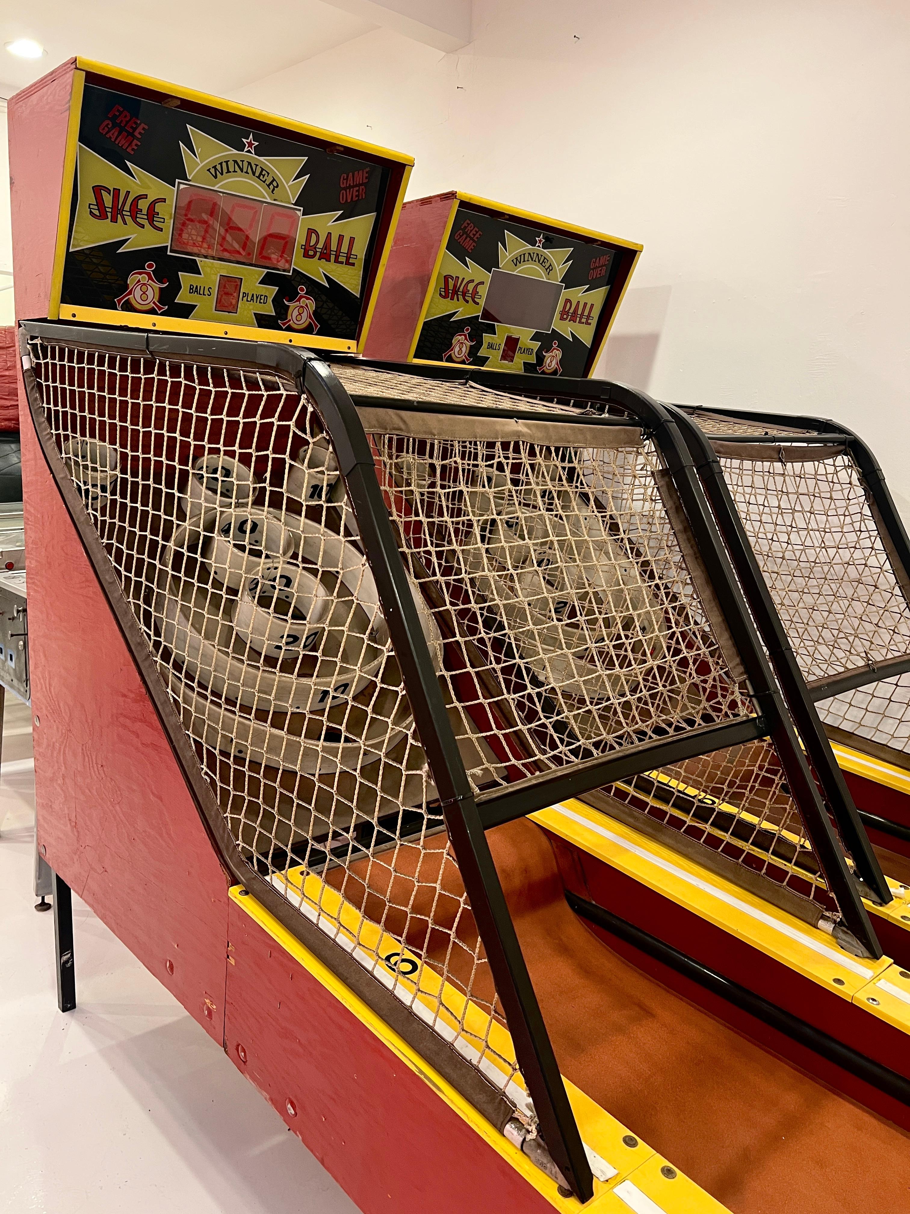 Fin du 20e siècle Machine d'arcade Skee Ball, années 1980 USA en vente