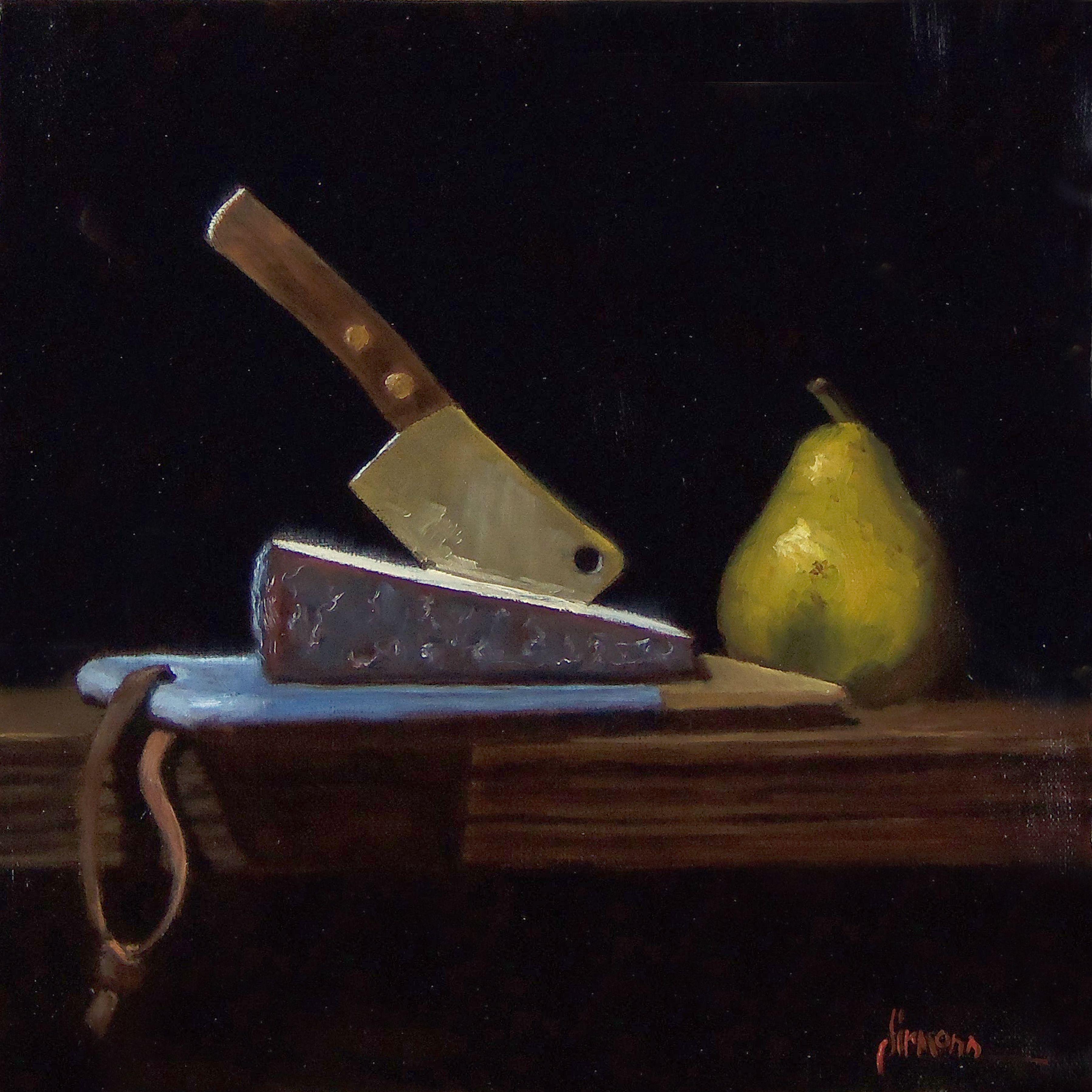 Skeet Sirmons Still-Life Painting – Chopped, Gemälde, Öl auf Leinwand