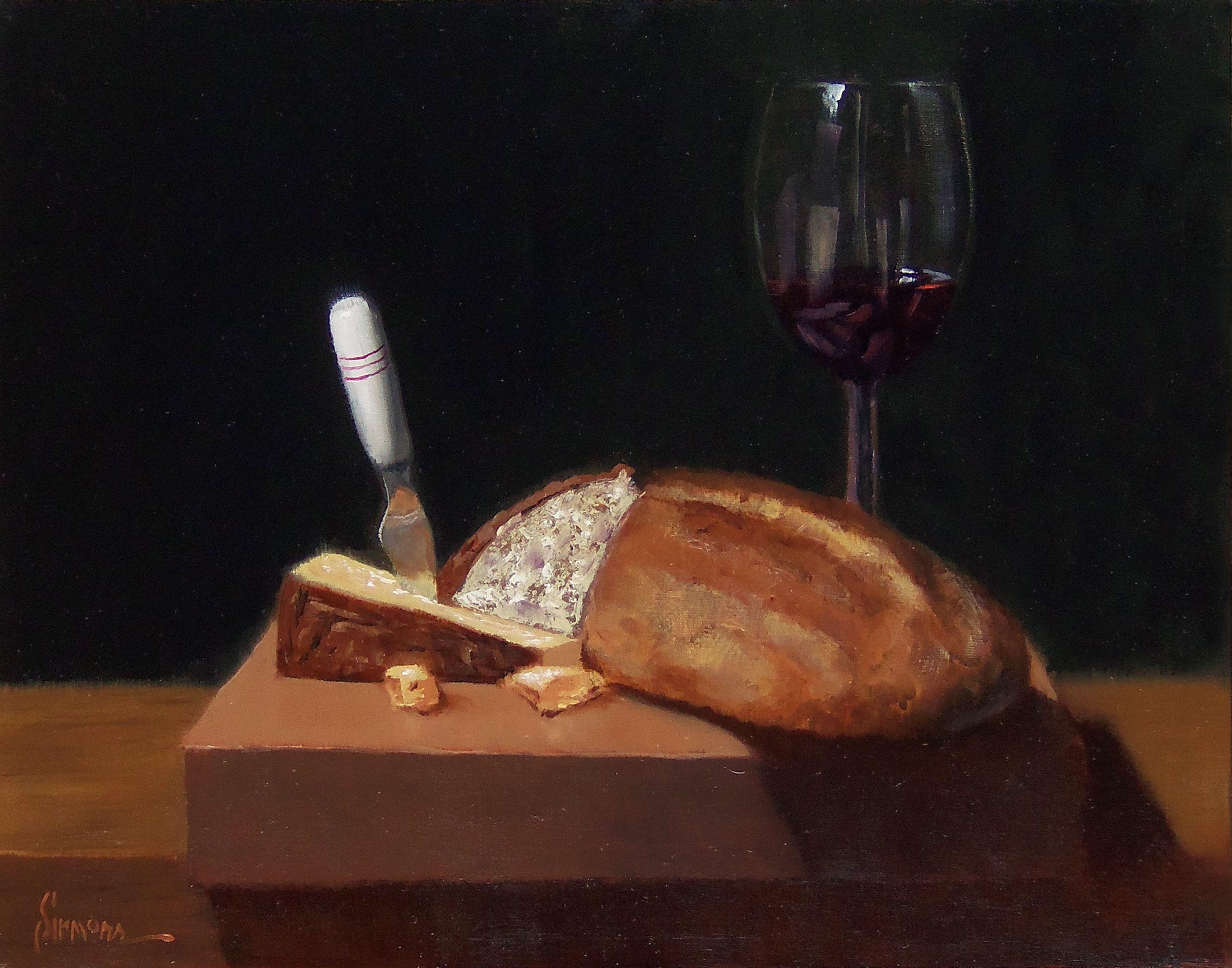 Skeet Sirmons Still-Life Painting - Trio, Painting, Oil on MDF Panel