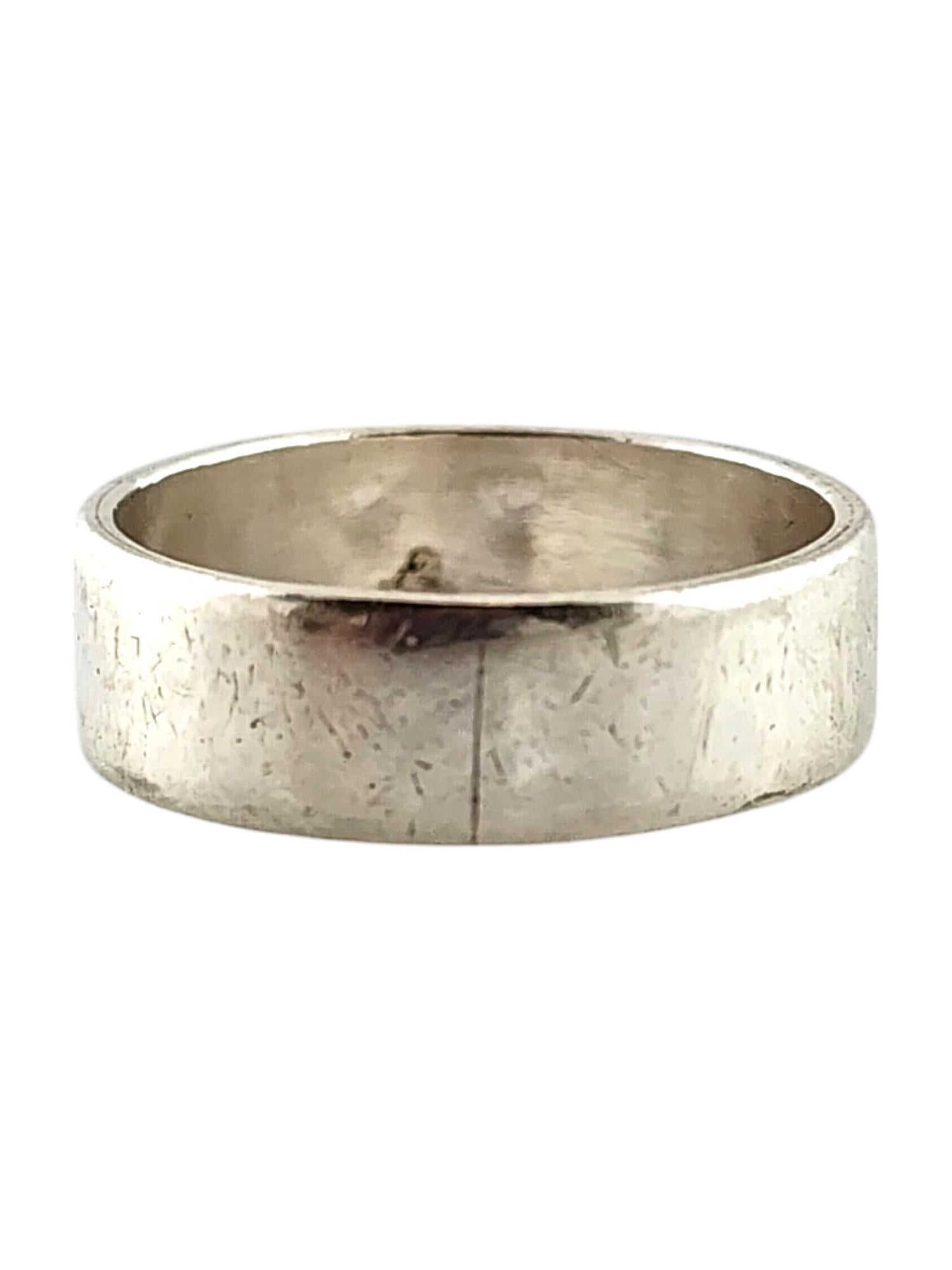 Skeets 14K Yellow Gold Sterling Silver Navajo Wave Band Ring Size 8.75 #20097 In Good Condition For Sale In Washington Depot, CT