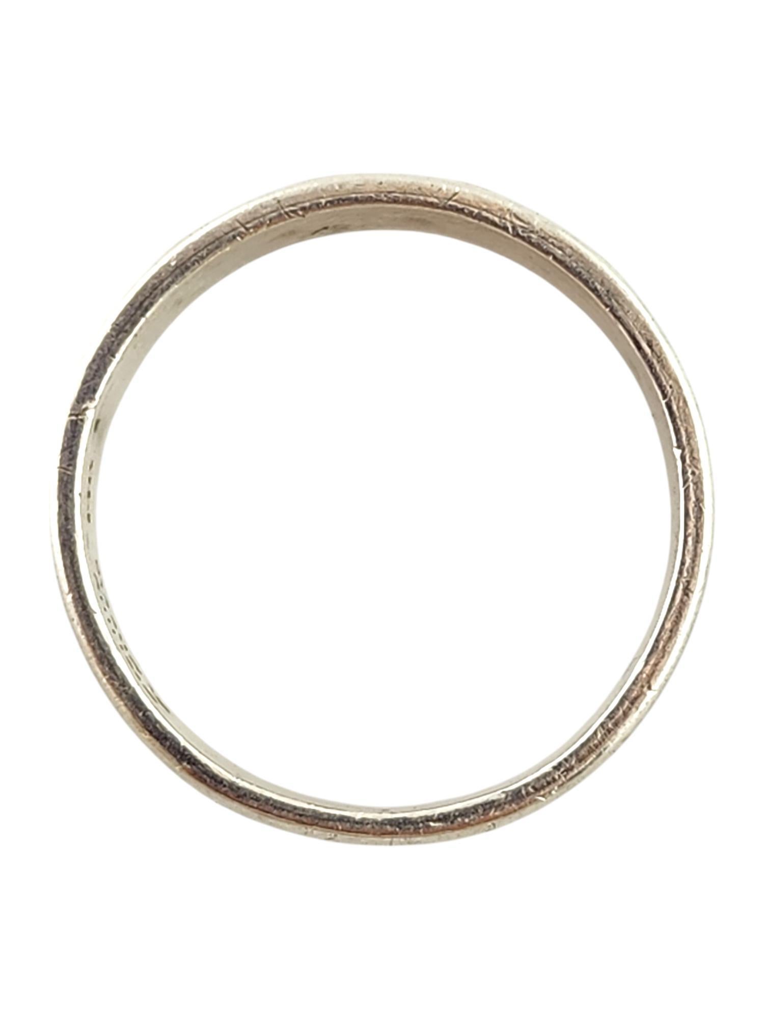 Women's Skeets 14K Yellow Gold Sterling Silver Navajo Wave Band Ring Size 8.75 #20097 For Sale