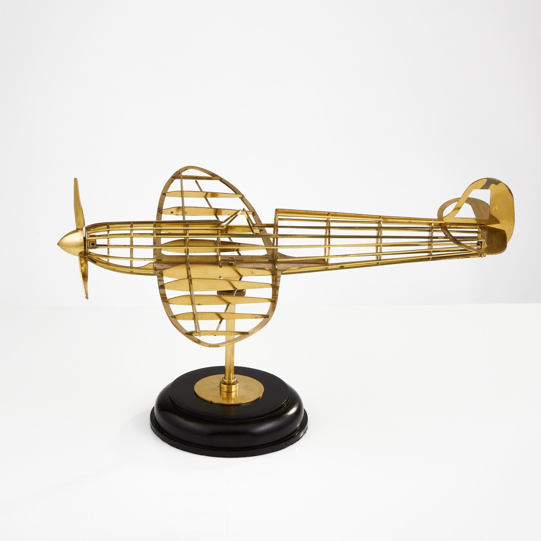 brass spitfire model