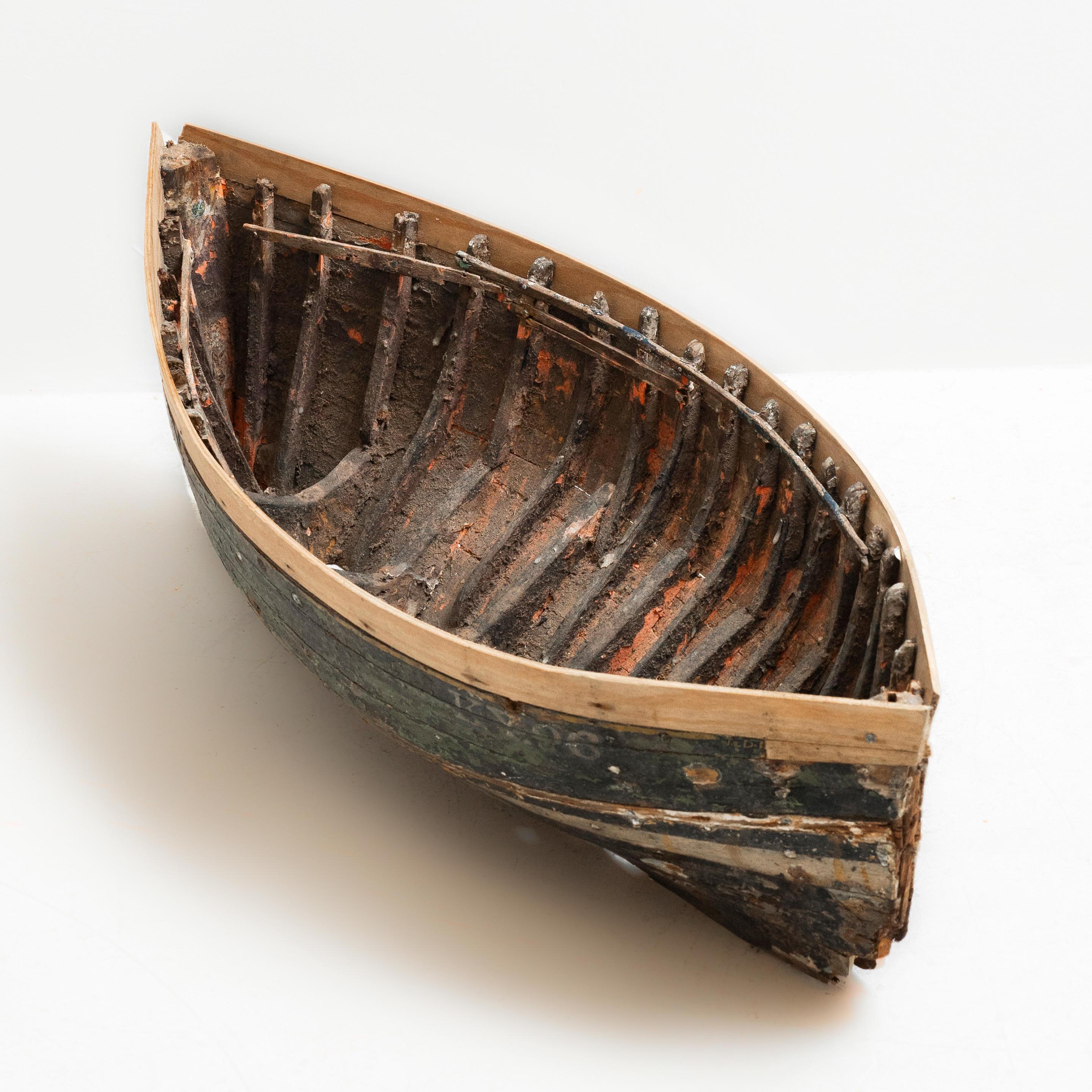 Skelettboot-Rumpfmodell um 1840 (Schottisch) im Angebot