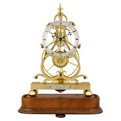 Antique Skeleton Clock By James Condliff