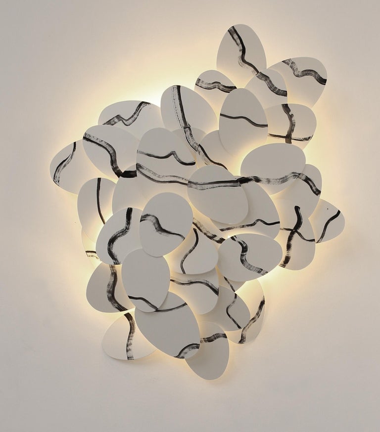 Sketch Big Contemporary Wall Light by Art et Floritude For Sale at 1stDibs