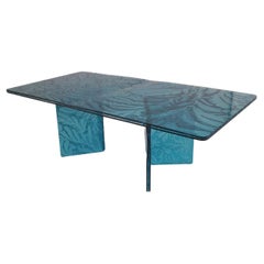 Sketch Coffee Table Made in Acrylic Aquamarine Design Roberto Giacomucci in 2023