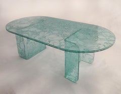 Sketch Coffee Table Made in Acrylic  sage green Des.Roberto Giacomucci in 2023