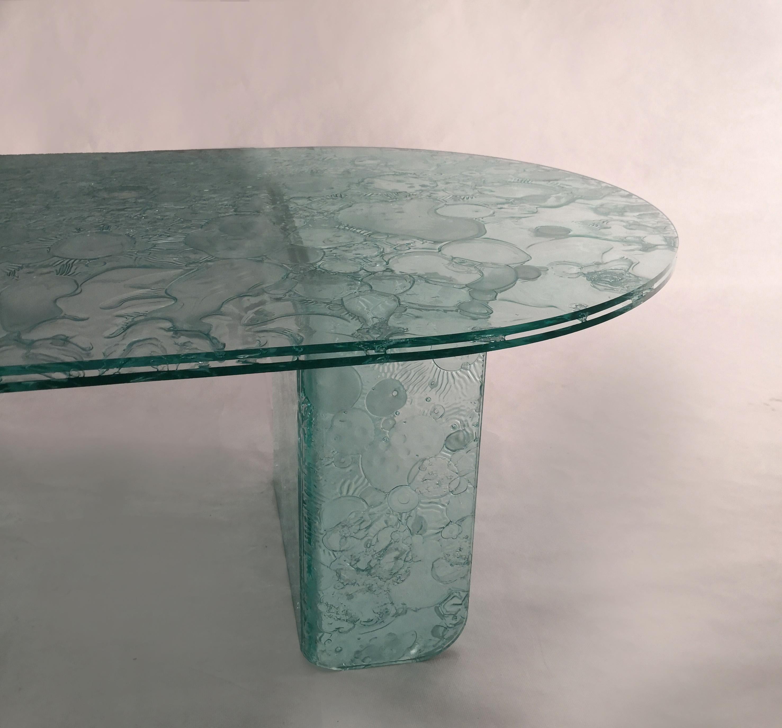 Sketch Coffee Table Made in Acrylic  sage green Des.Roberto Giacomucci in 2023 In New Condition For Sale In ancona, IT