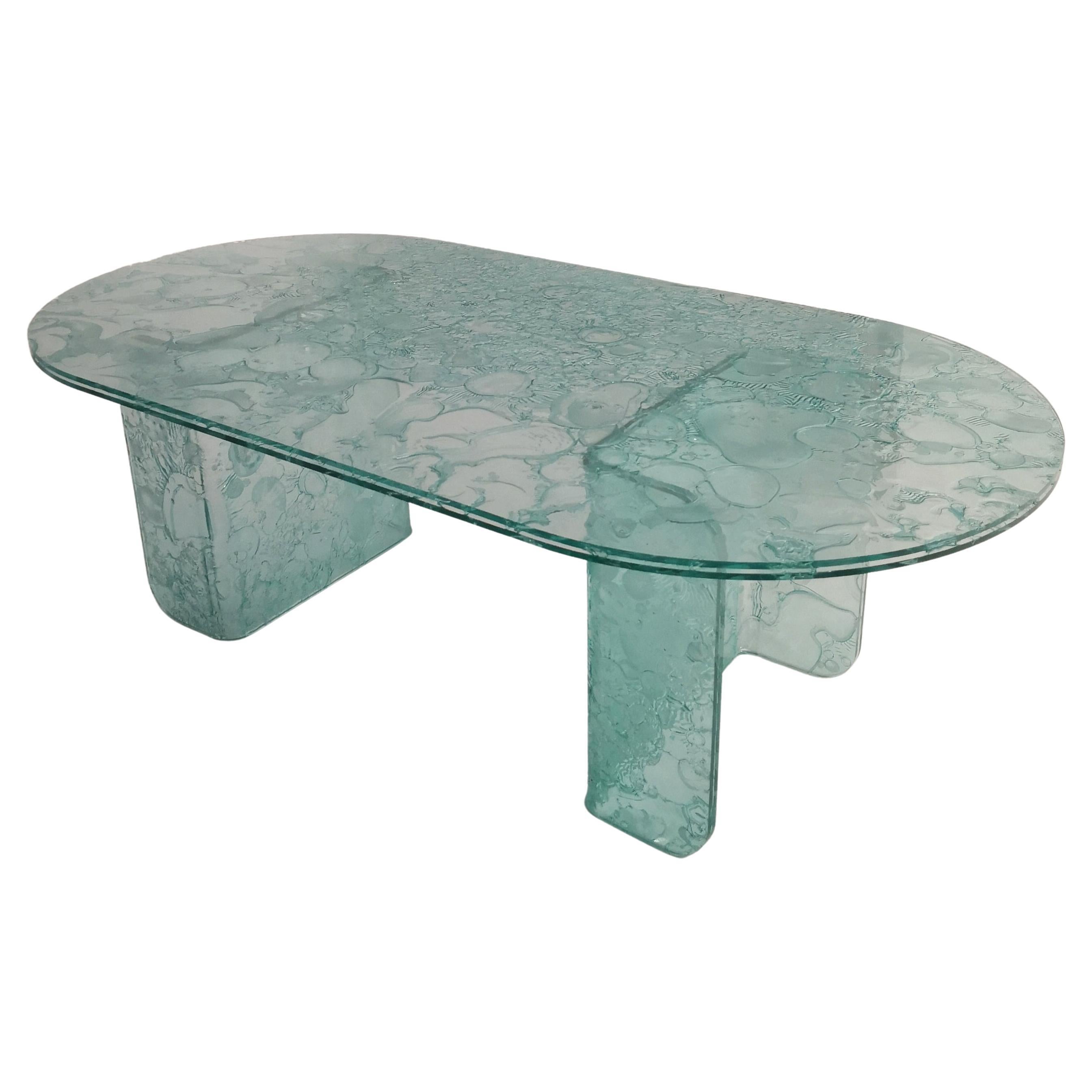 Sketch Coffee Table Made in Acrylic  sage green Des.Roberto Giacomucci in 2023 For Sale